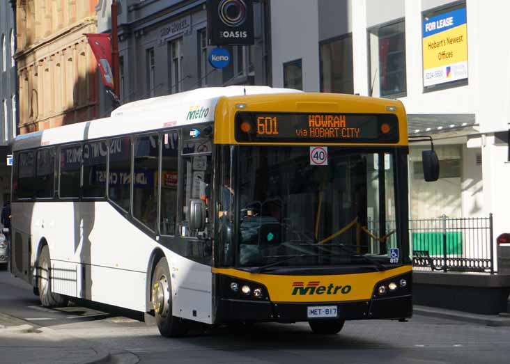 Metro Tasmania Bustech XDi 817